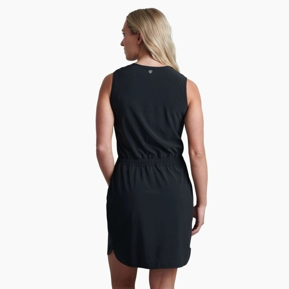 KUHL Vantage Dress Black  Sleeveless Quick Dry Drawstring Waist Size XS VGUC - Picture 4 of 8